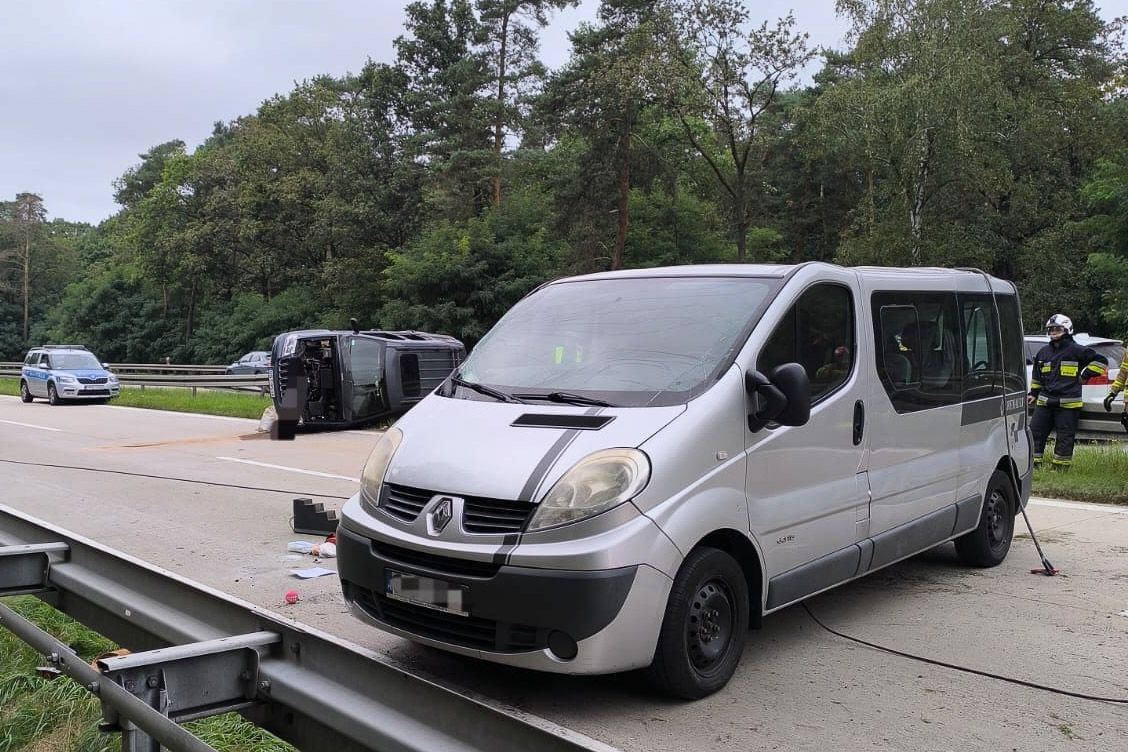 Wypadek z lawetą na A4! Utrudnienia w ruchu