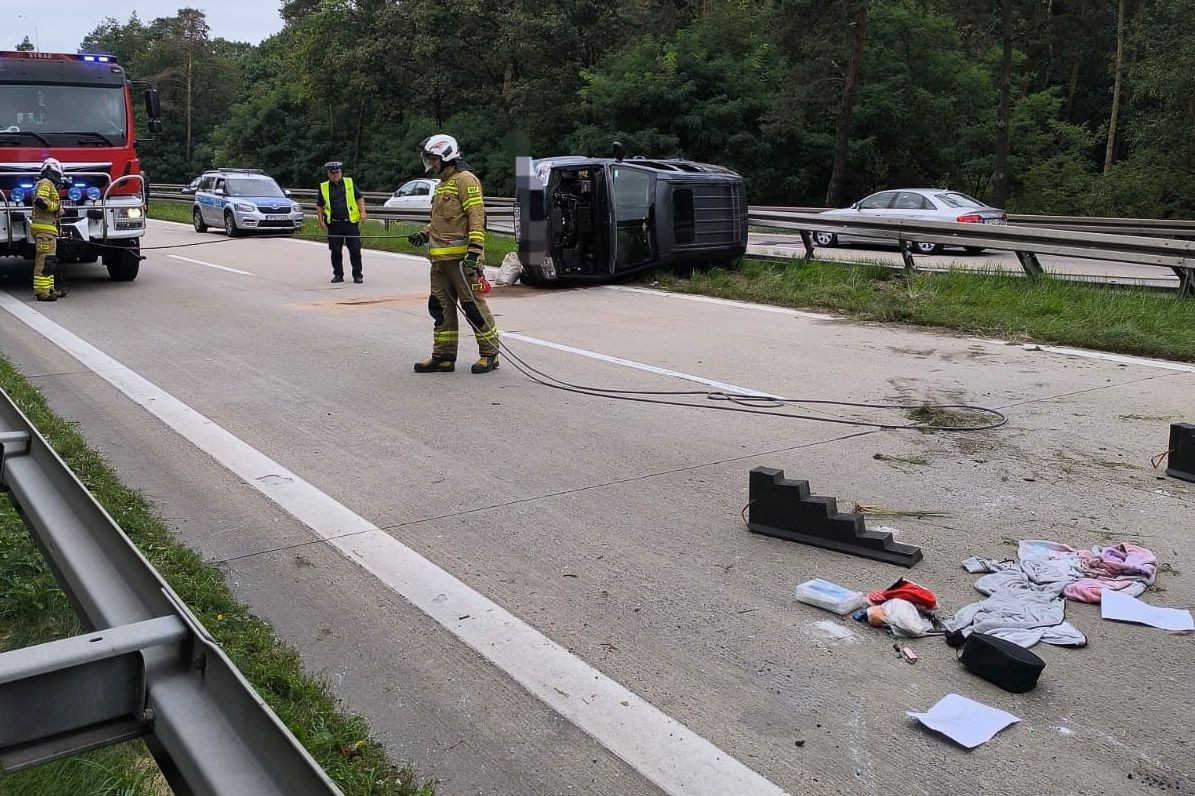 Wypadek z lawetą na A4! Utrudnienia w ruchu
