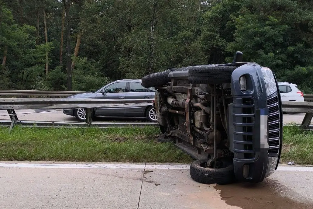 Wypadek z lawetą na A4! Utrudnienia w ruchu