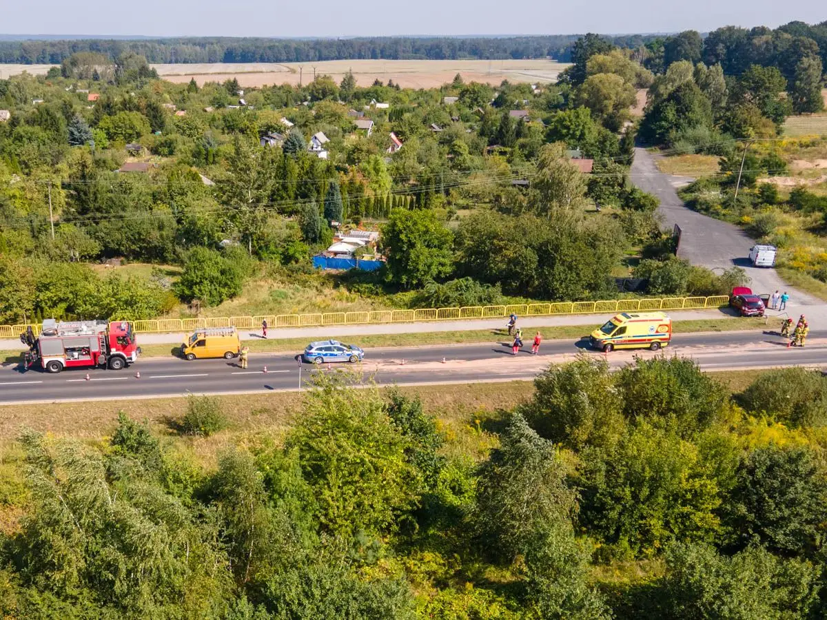 Zderzenie aut na obwodnicy