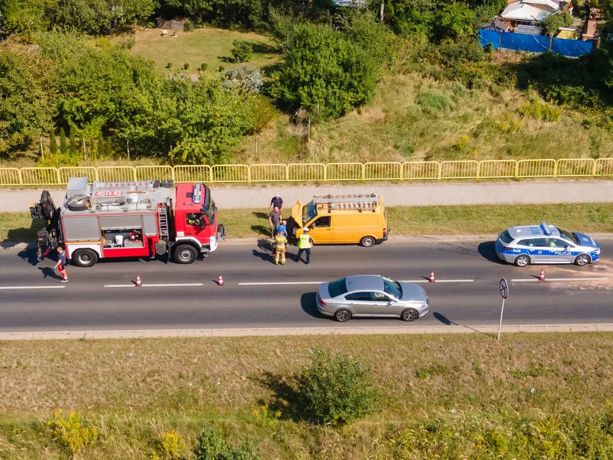 Zderzenie aut na obwodnicy