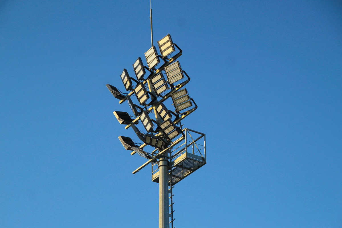 Modernizowany stadion miejski w Bolesławcu