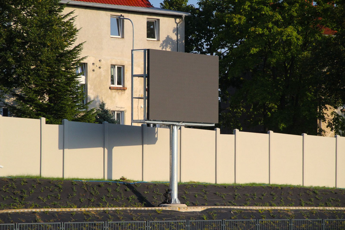 Modernizowany stadion miejski w Bolesławcu