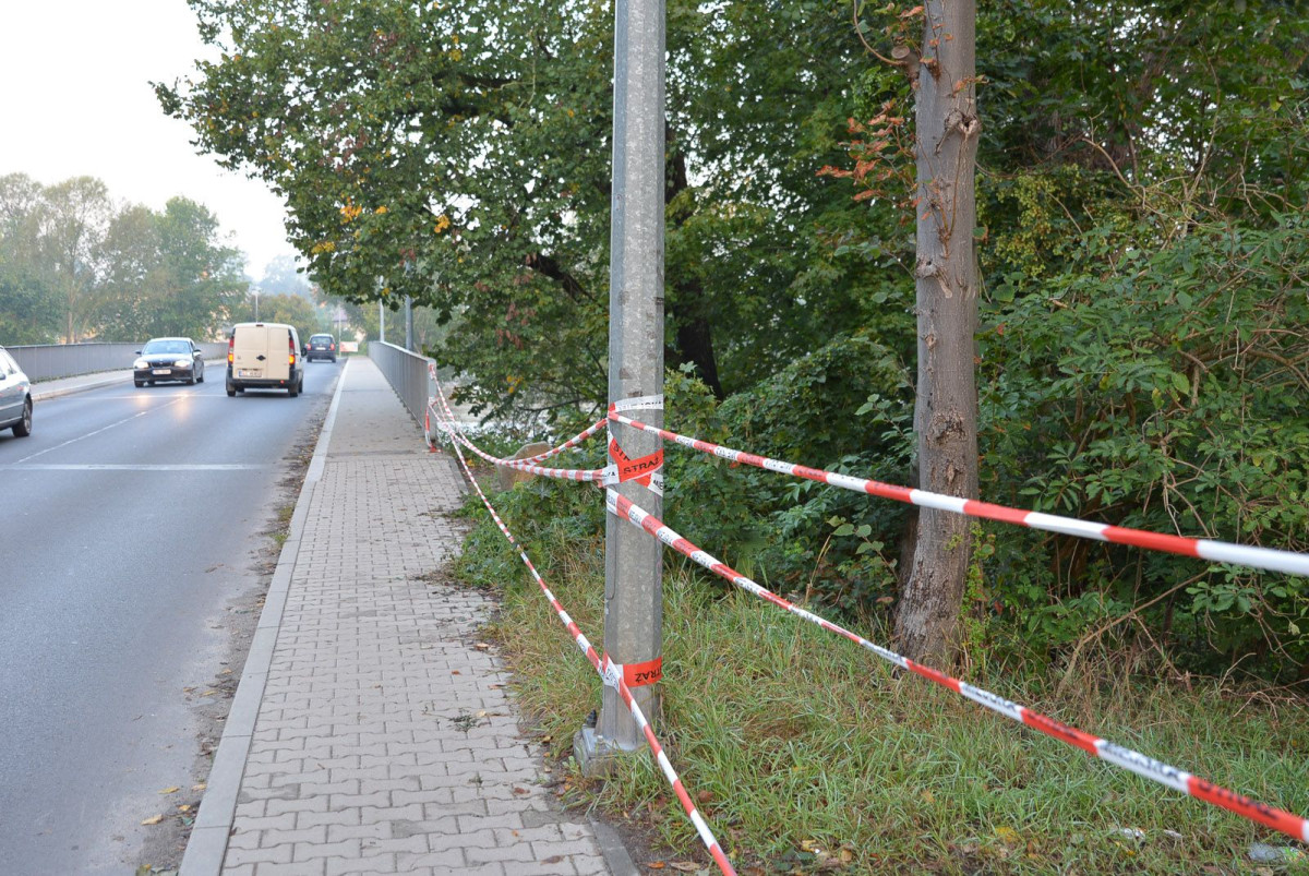 Sytuacja przy Mostowej (około godz. 7:00)