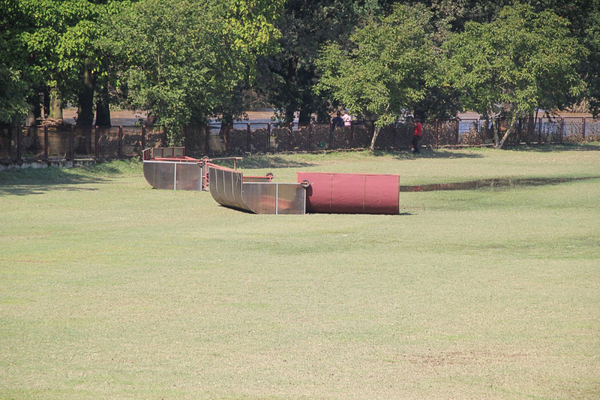 Tak dziś wygląda stadion przy ulicy Rajskiej po powodzi