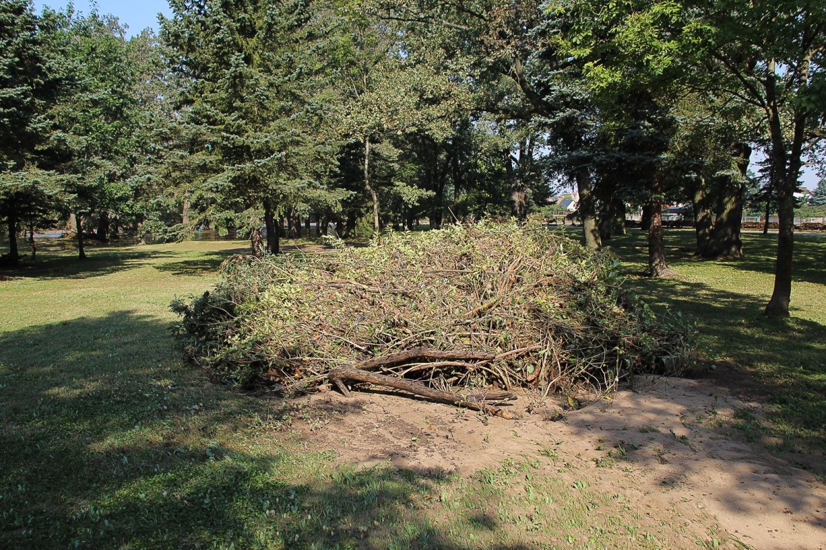 Bulwar nad Bobrem po powodzi. Bóbr wraca do swojego koryta