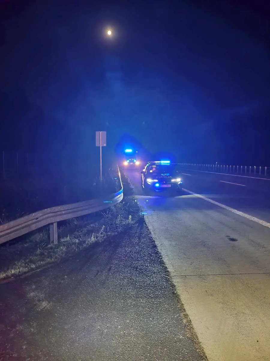 Kolizja na A18
