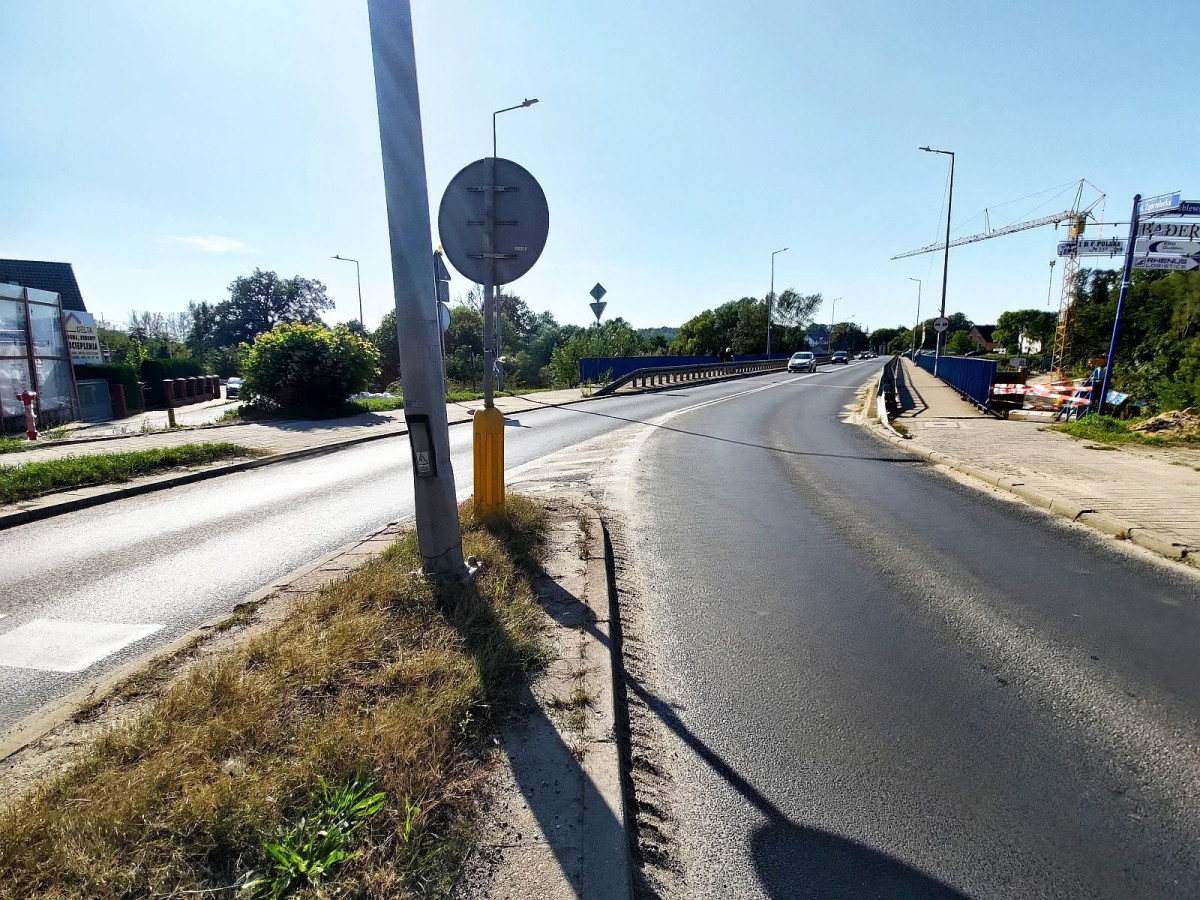 Most przy Zgorzeleckiej w Bolesławcu po powodzi