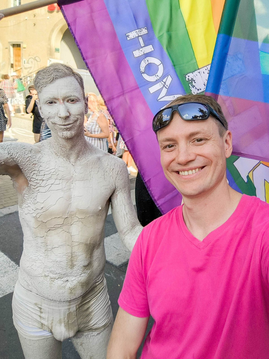 Mateusz z mężem Witoldem