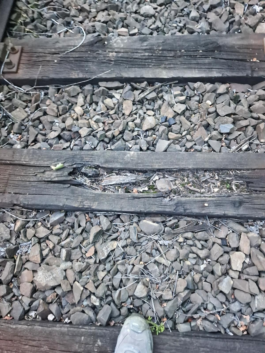 Podkłady kolejowe w Gościszowie