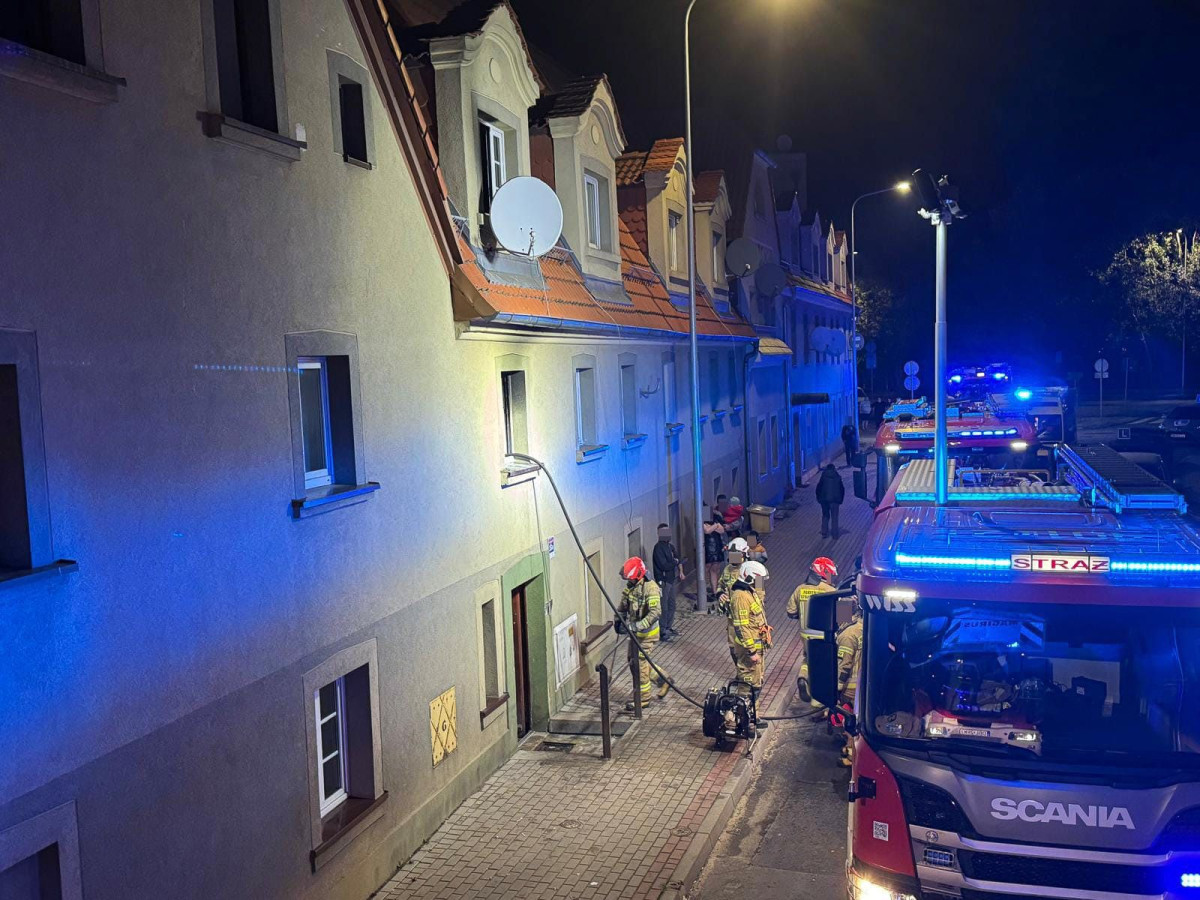 Pożar na Mazowieckiej