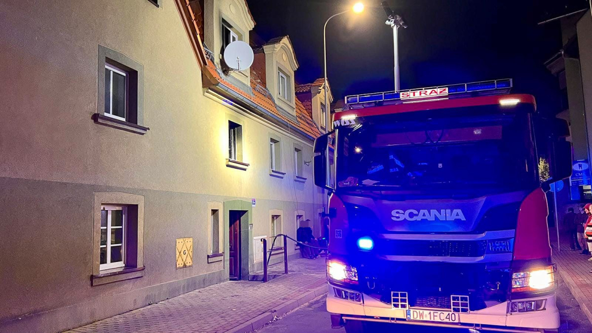 Pożar na Mazowieckiej