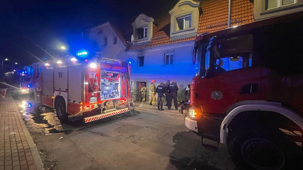 Pożar na Mazowieckiej