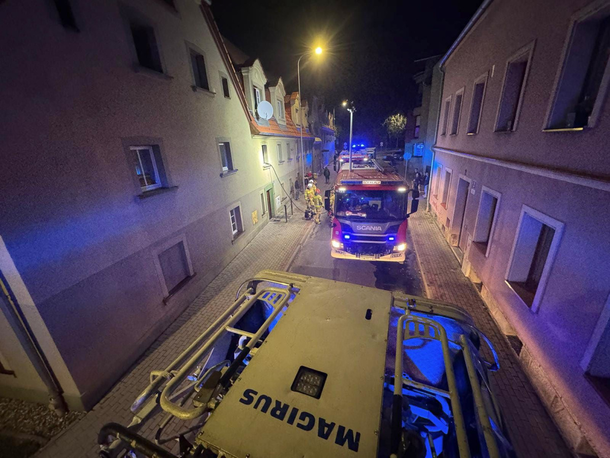 Pożar na Mazowieckiej