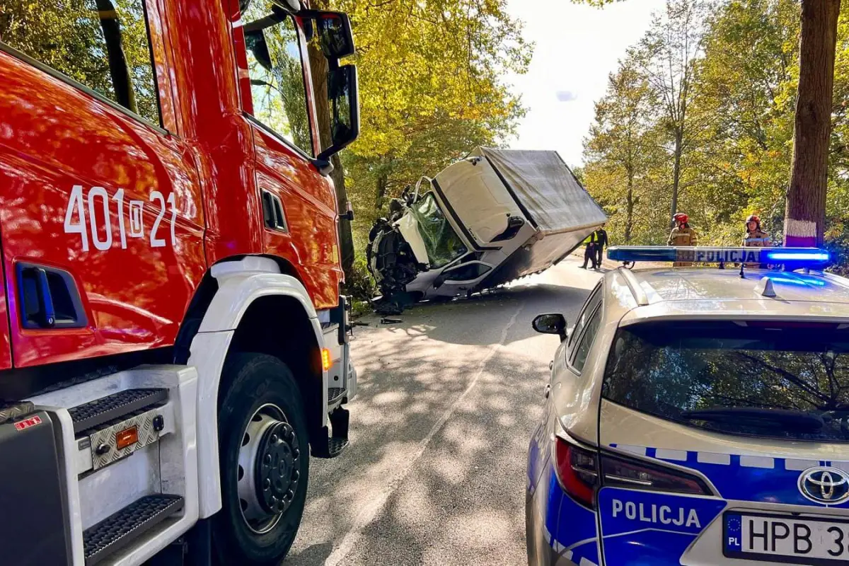 Аварія на вул. Любаньській у Болеславці