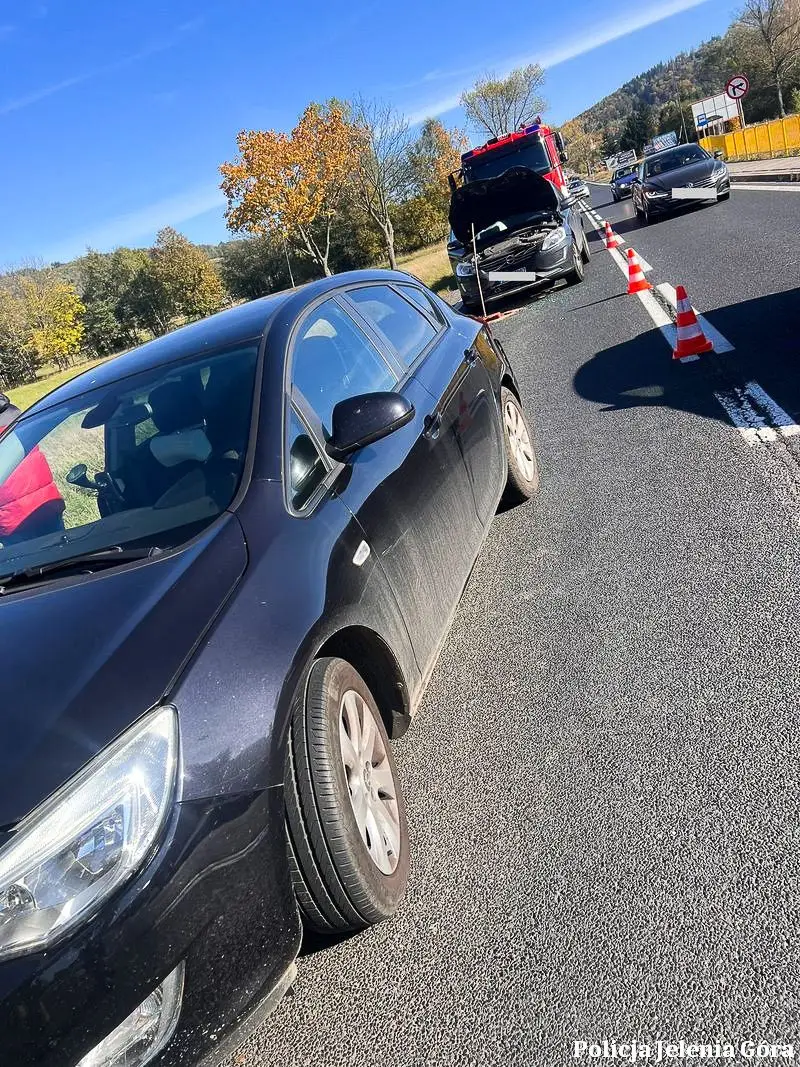 Wypadek na drodze krajowej nr 3