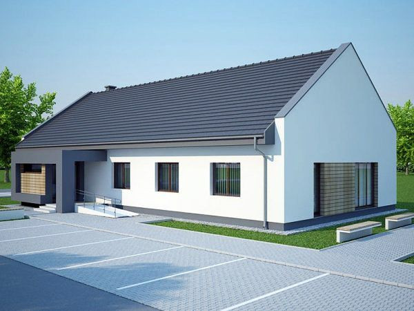 Ośrodek zdrowa - wizualizacja