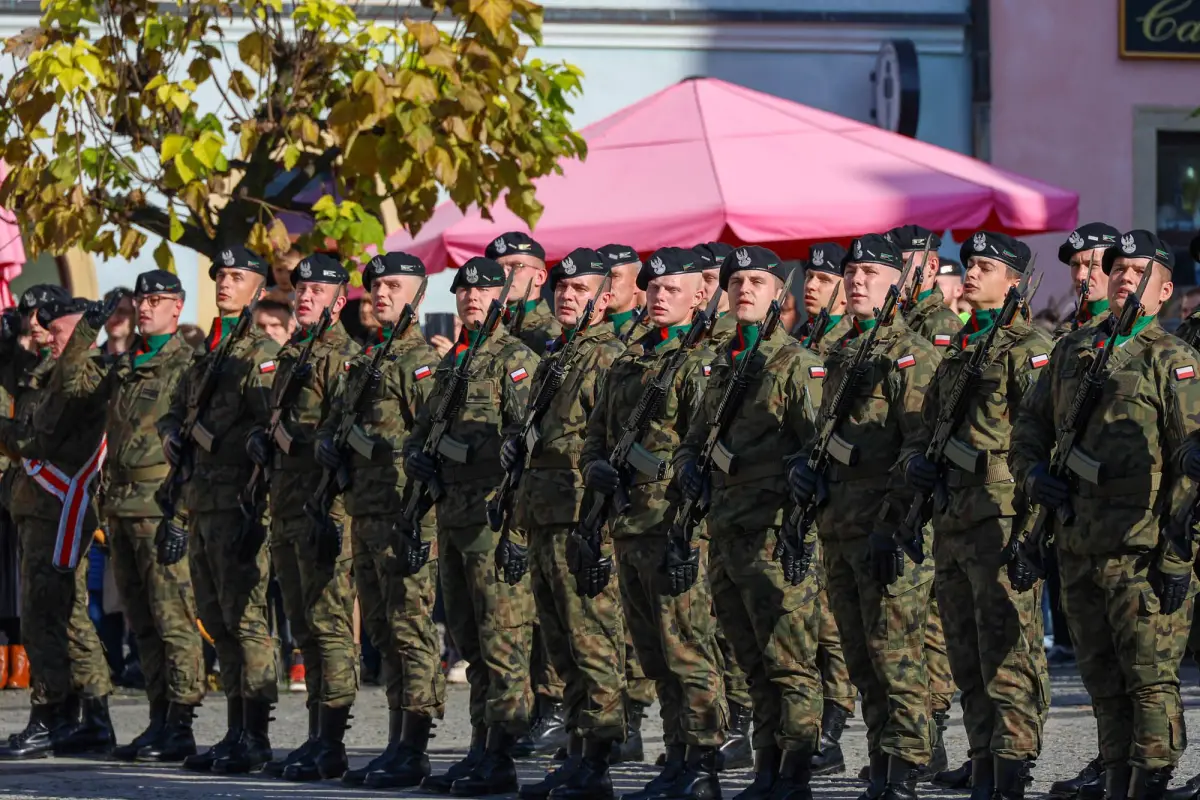 Військова присяга на ринку Bolesławiec