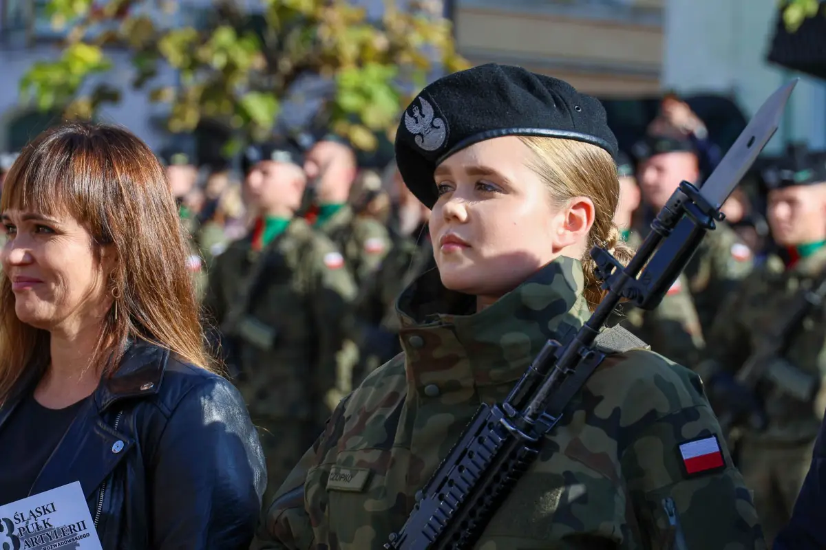 Військова присяга на ринку Bolesławiec