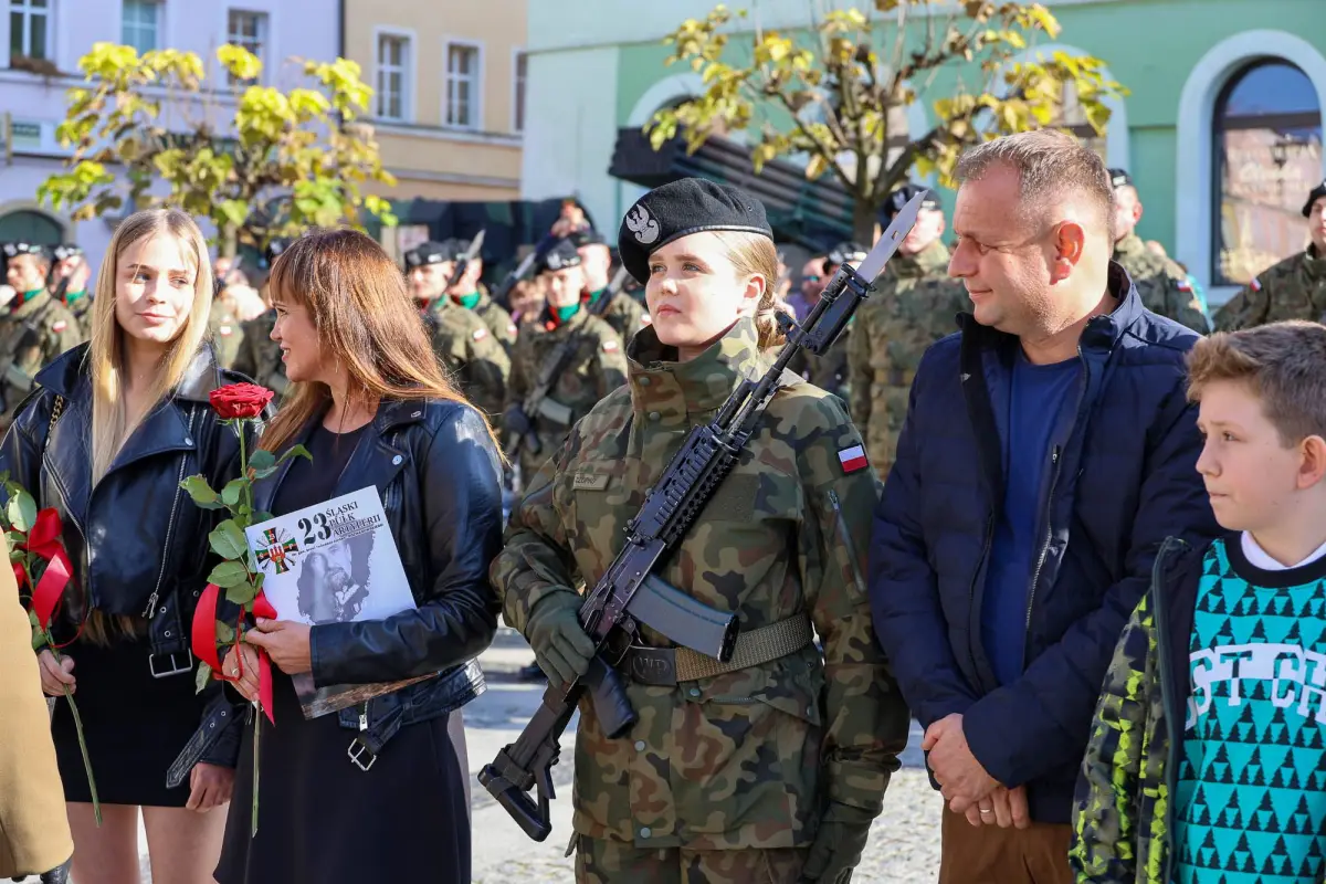 Військова присяга на ринку Bolesławiec