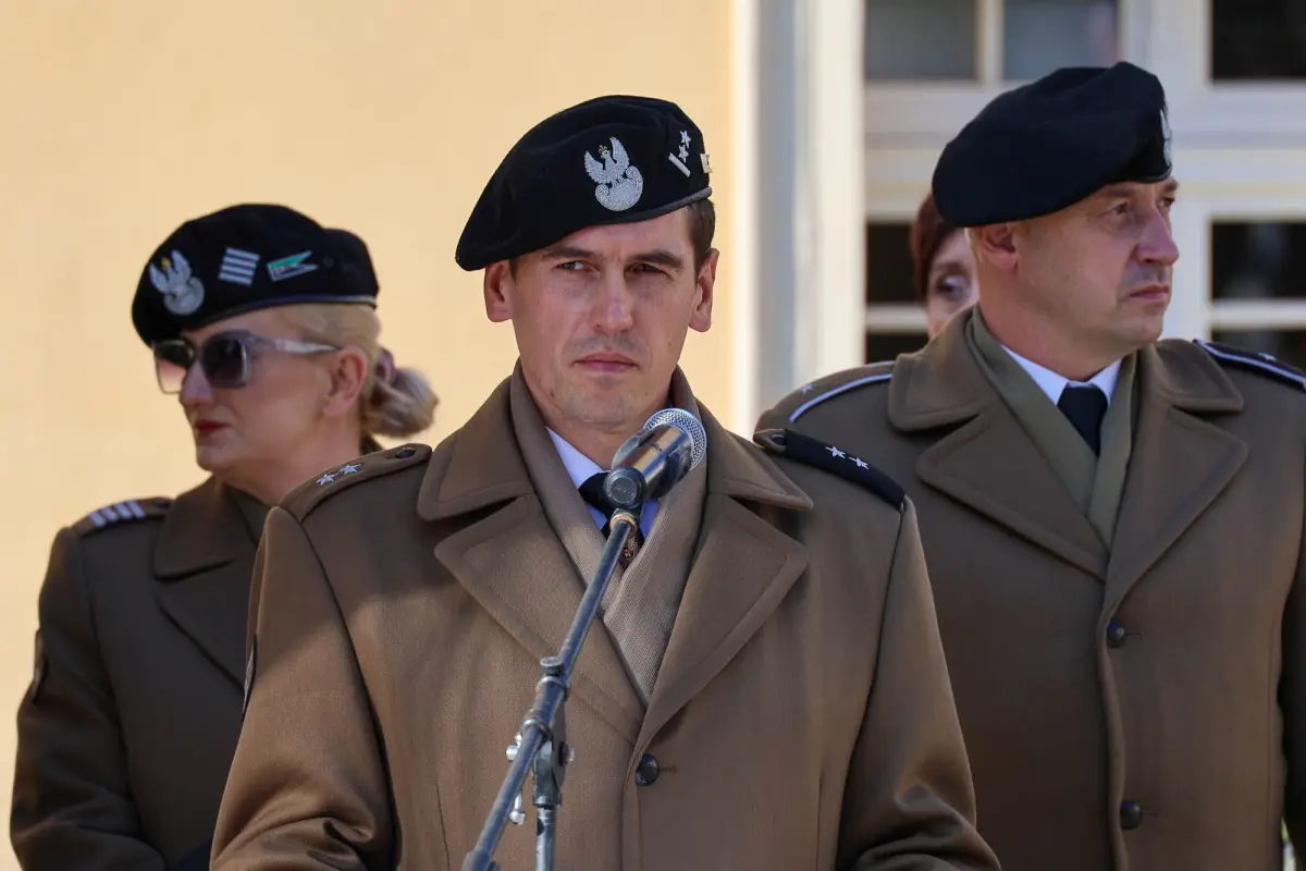 Military oath in Bolesławiec market square