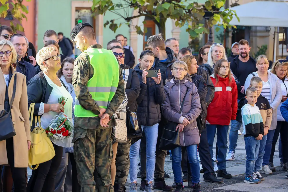 Військова присяга на ринку Bolesławiec