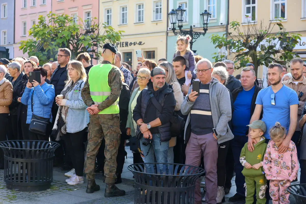 Військова присяга на ринку Bolesławiec