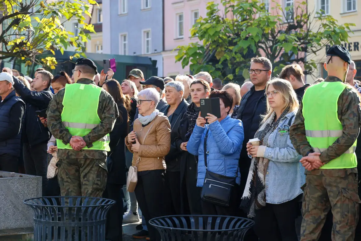 Військова присяга на ринку Bolesławiec