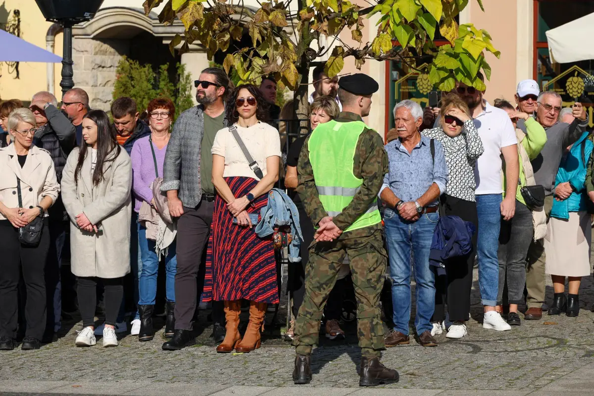 Військова присяга на ринку Bolesławiec