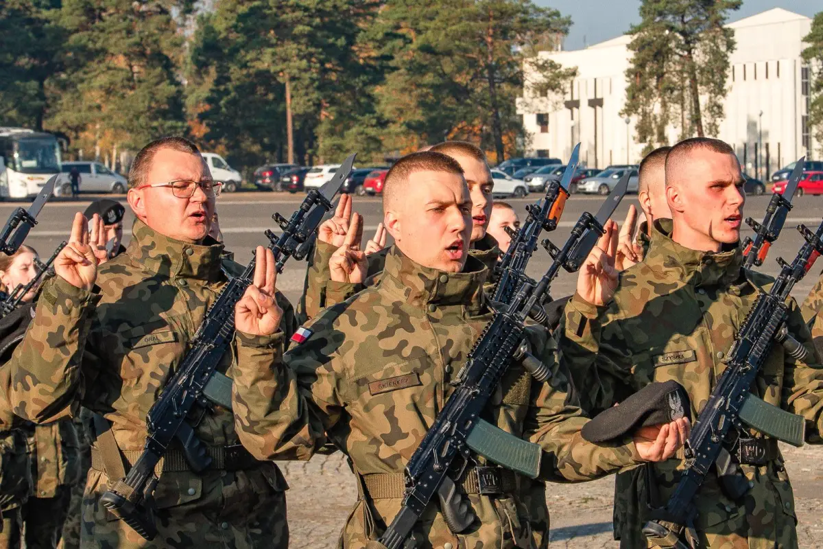 Uroczysta przysięga wojskowa