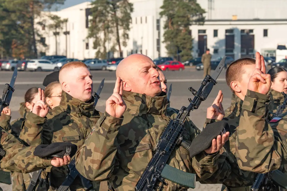 Uroczysta przysięga wojskowa