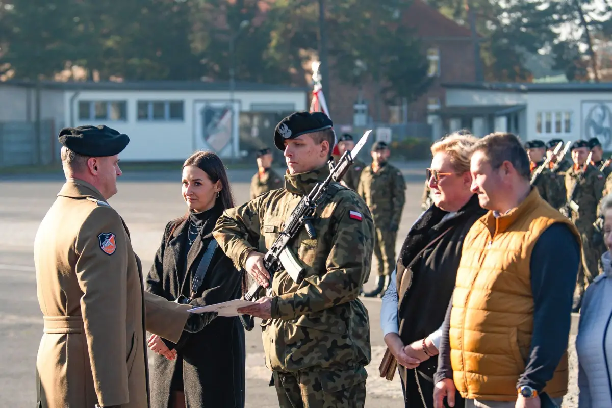 Uroczysta przysięga wojskowa