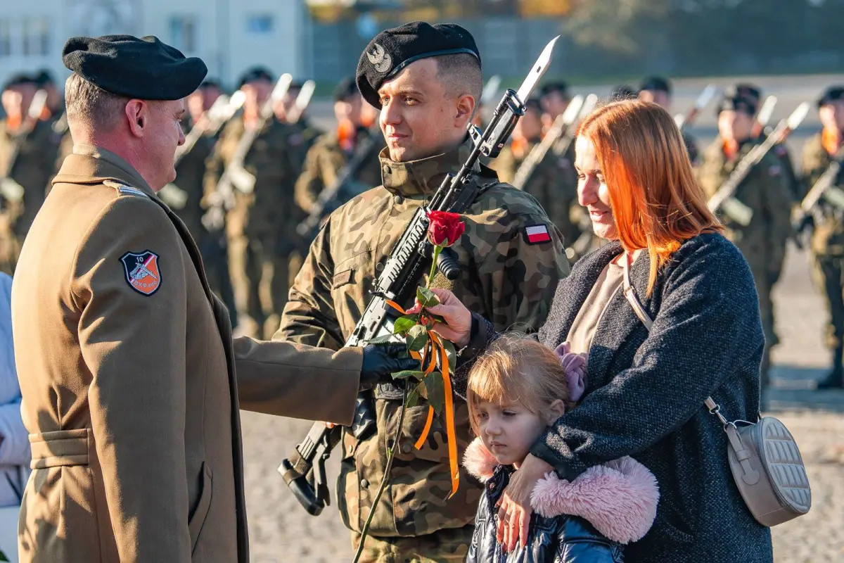 Uroczysta przysięga wojskowa