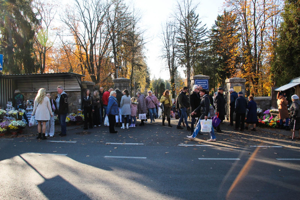 Cmentarz w Bolesławcu - 1 listopada 2024