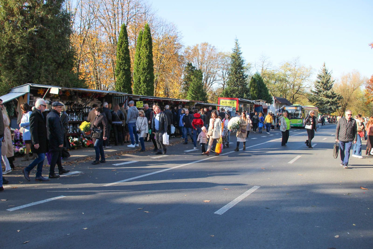 Cmentarz w Bolesławcu - 1 listopada 2024