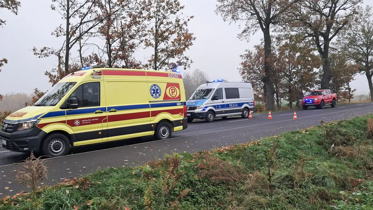 Wypadek w Kruszynie