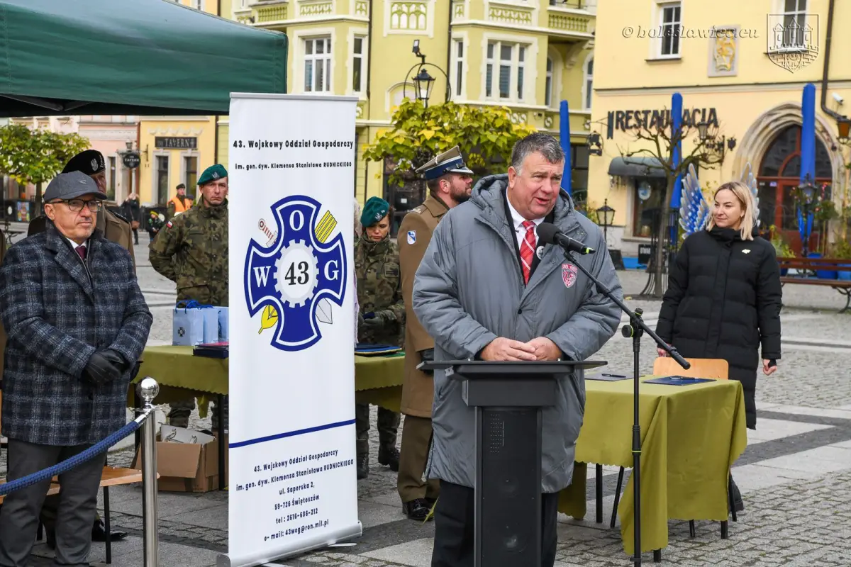 Uroczystość w rynku