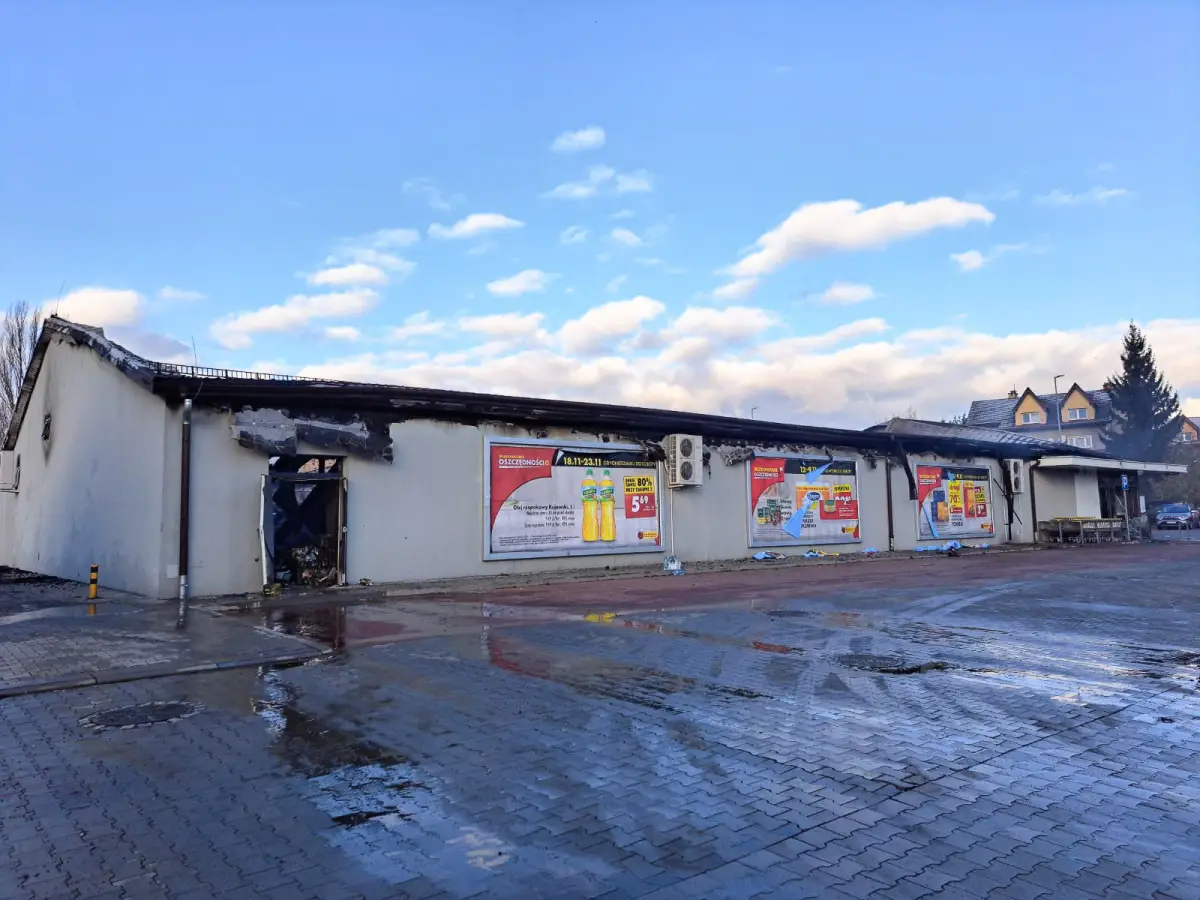 Pożar Biedronki