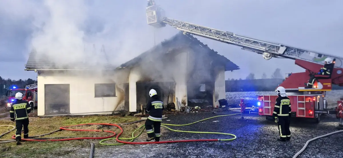 Pożar w Nowej Wsi