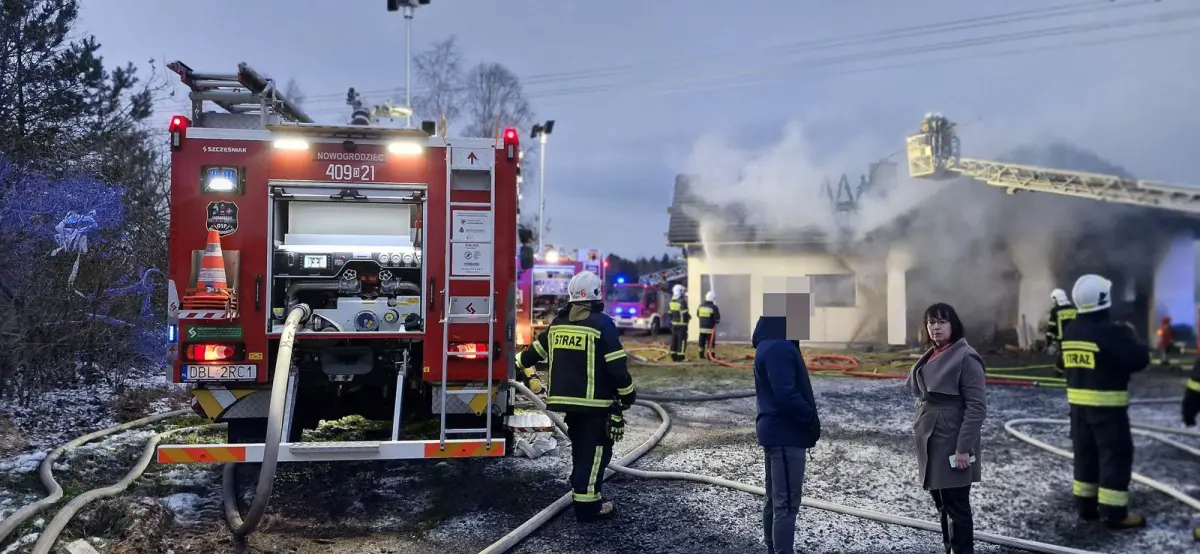Pożar w Nowej Wsi