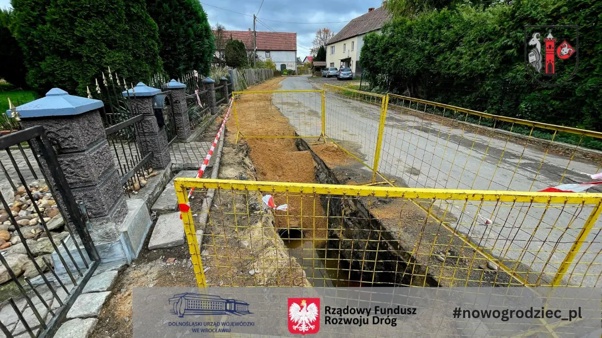 Przebudowa drogi gminnej – ul. A. Mickiewicza w Nowogrodźcu