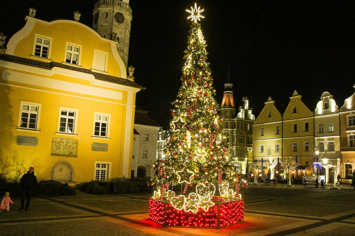 Świątecznie na bolesławieckim rynku