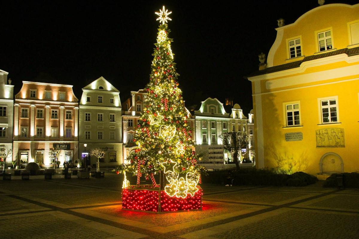 Świątecznie na bolesławieckim rynku