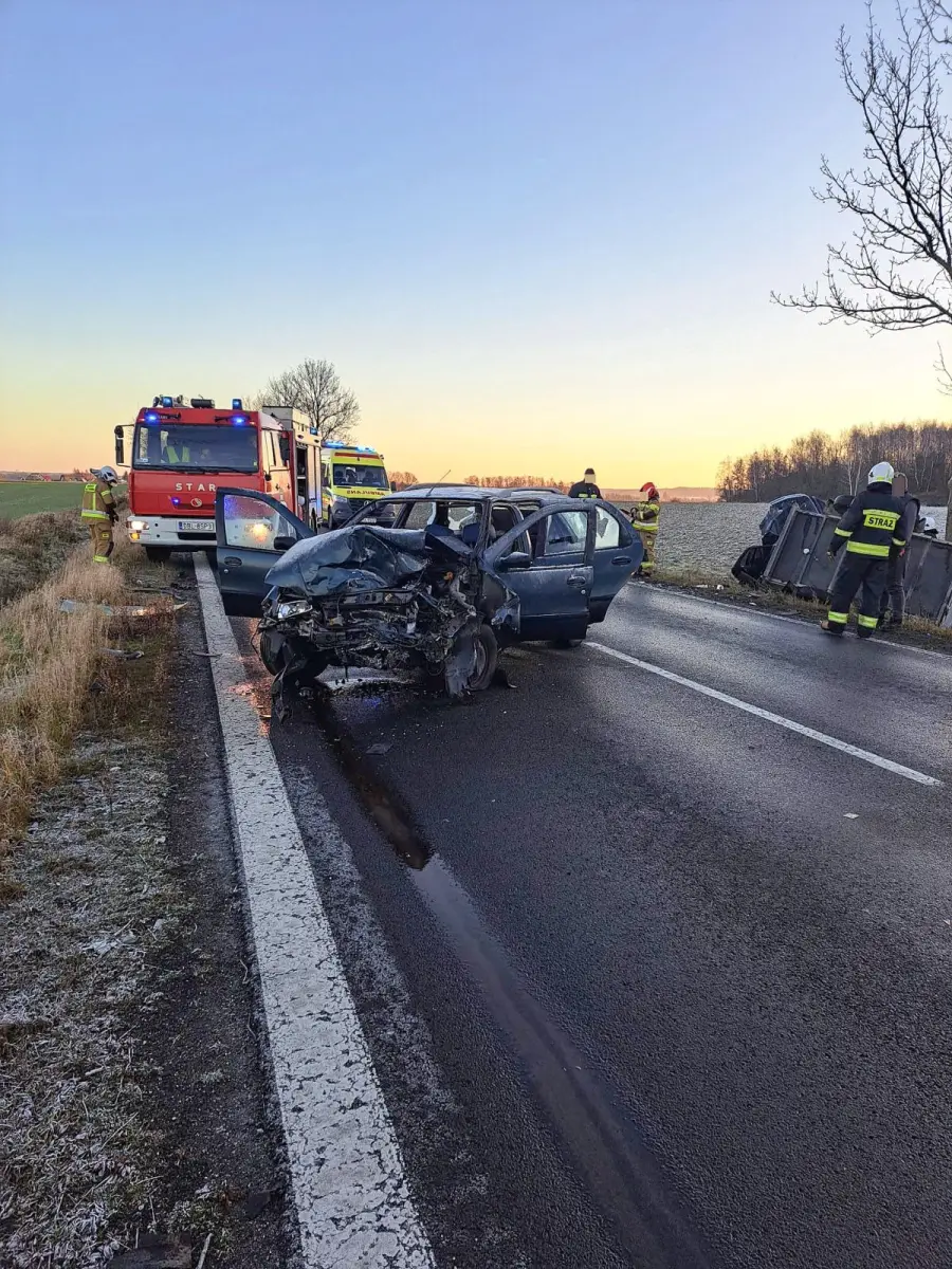 Wypadek w gminie Nowogrodziec