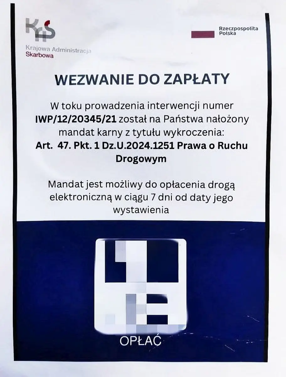 Fałszywe wezwanie do zapłaty