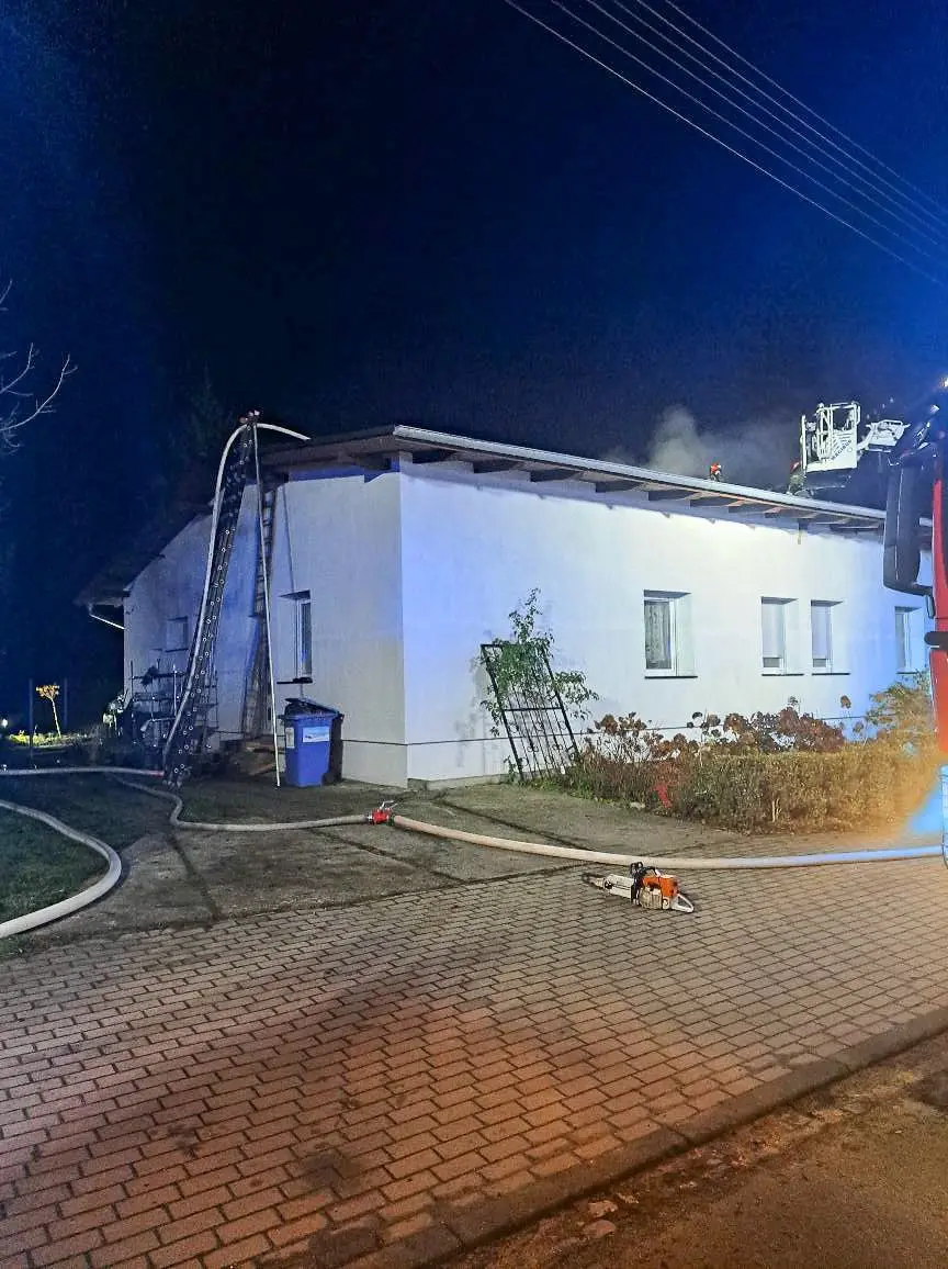 Pożar w Krzyżowej