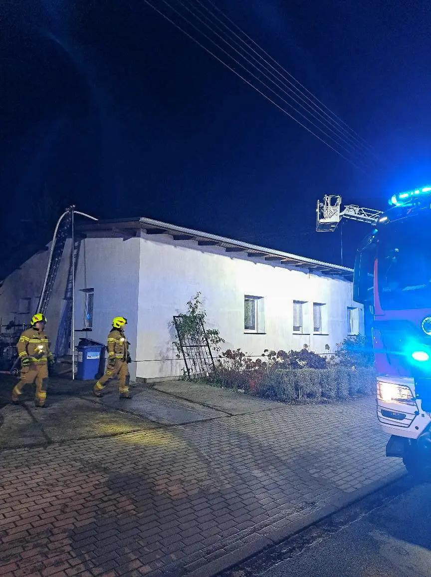 Pożar w Krzyżowej