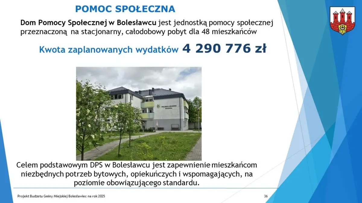 Budżet dla Bolesławca na 2025 r. uchwalony, część 1