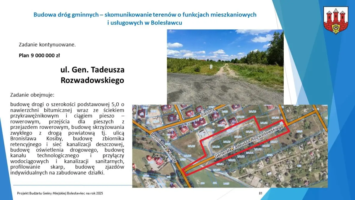 Budżet dla Bolesławca na 2025 r. uchwalony, część 2