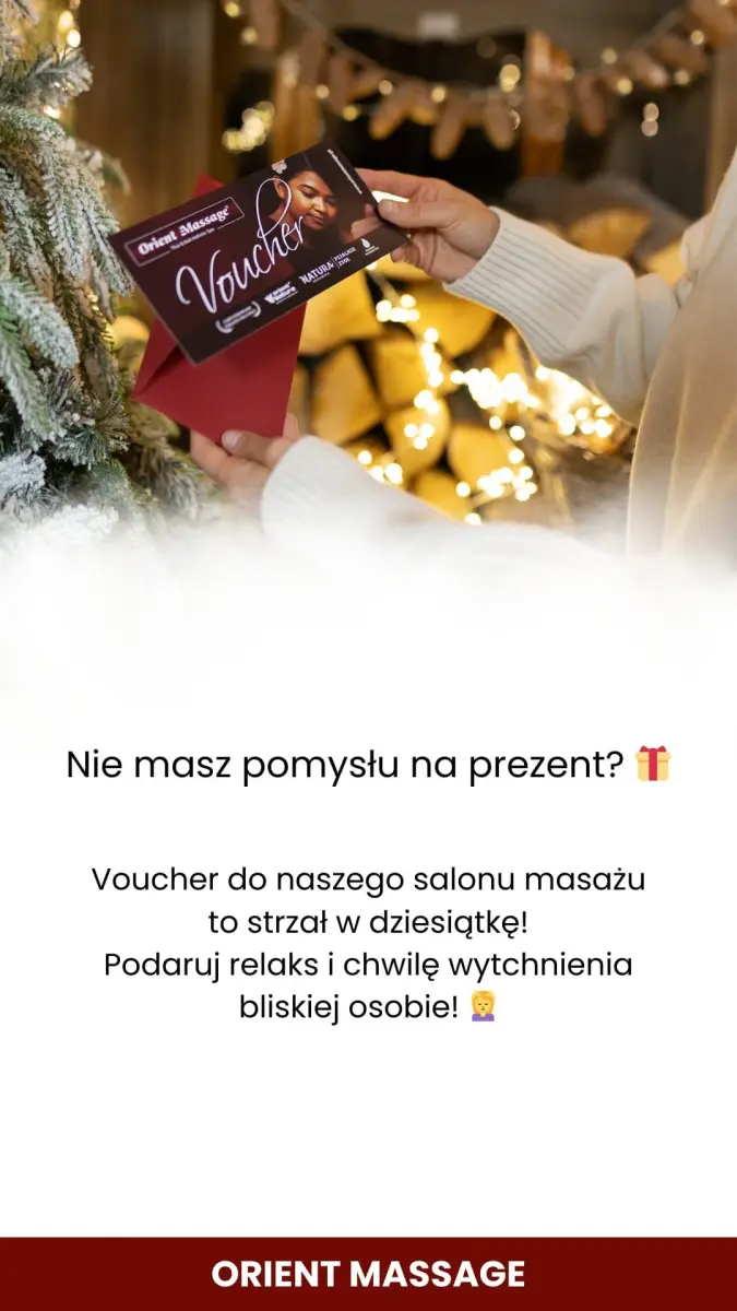 Voucher podarunkowy na masaż – prezent z klasą!